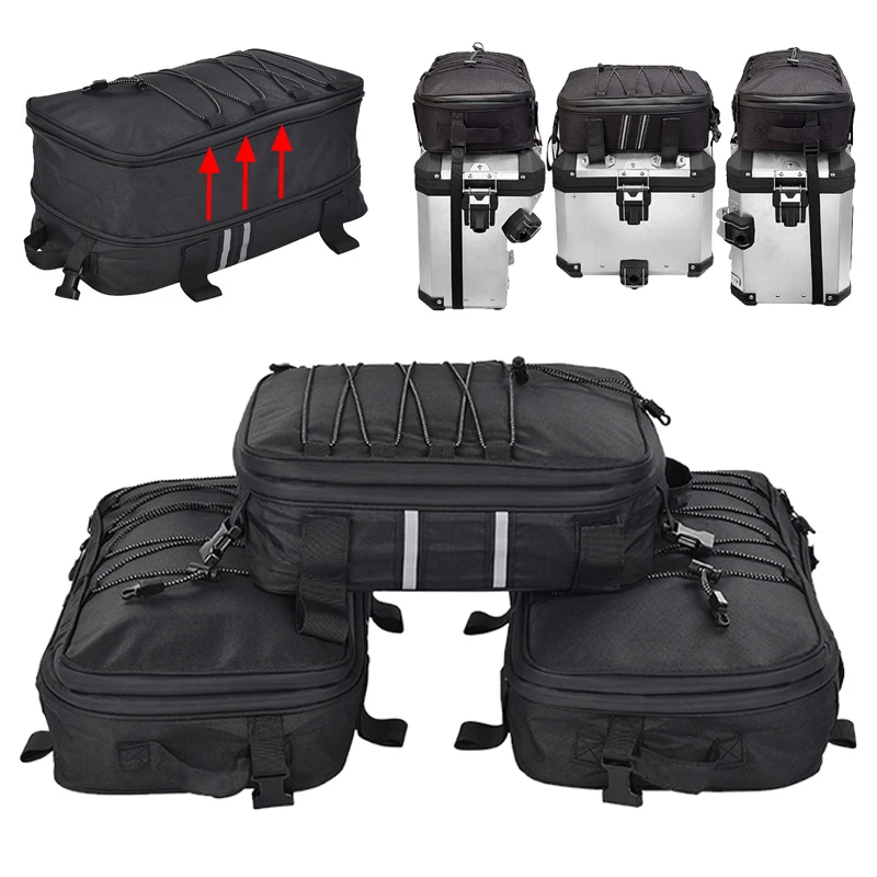 

Новые мотоциклетные сумки для BMW R 1200 1250 GS LC Adventure, верхние кофры, боковые сумки, сумки для багажа, водонепроницаемые сумки для F650GS G310GS ADV.