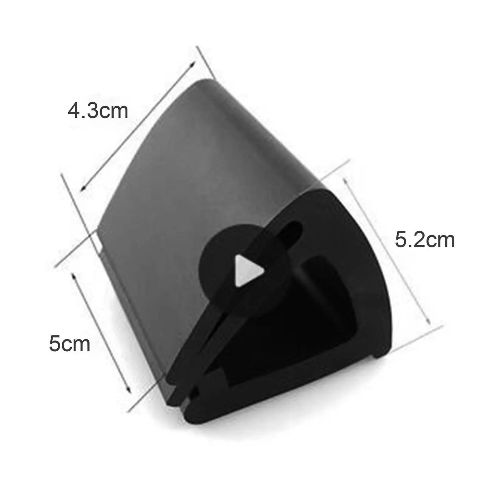 Golf Cart Windshield Clip Rubber 102005801 Replacement Window Clamp Stable Base for Club Car EZ GO YMH Fits 1 Inch Square Tube