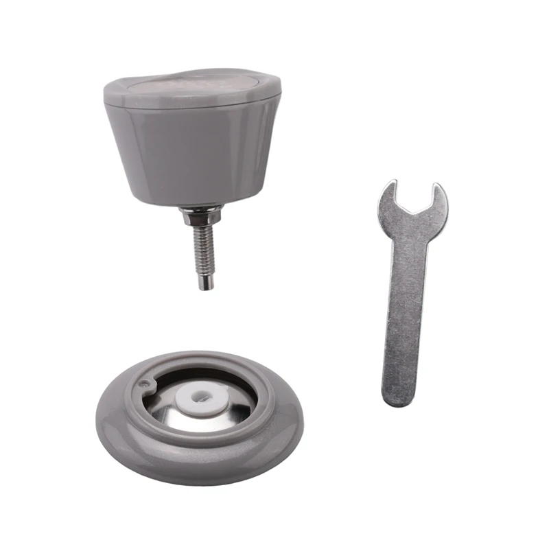 

Anti-Dry Burning Alarm Smart Pot Cover Alarm Touch Screen Temperature Display -White