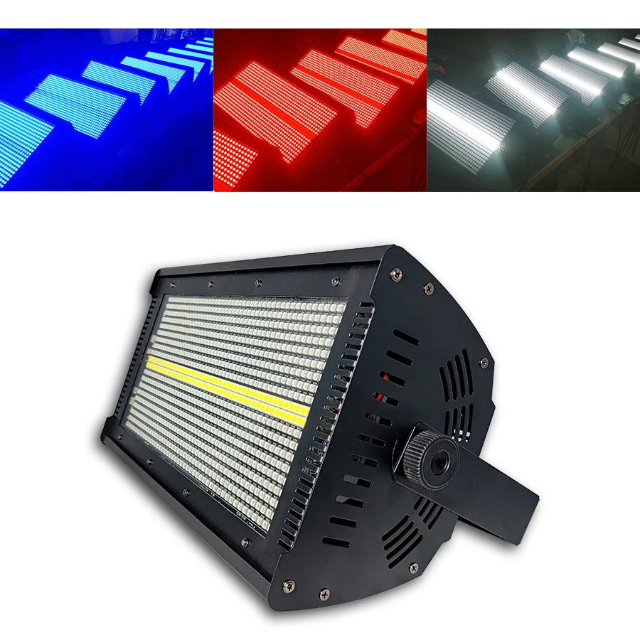 Led Strobe Light 1000W RGB 8+8 Stage Flash Professional dj Wedding Disco Party Nightclub Activity Show Equipment