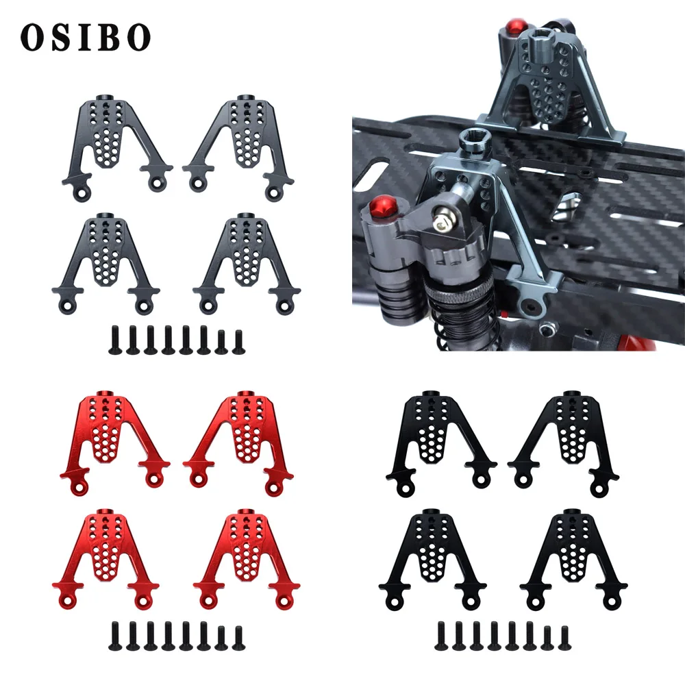 Amortiguadores delanteros y traseros SCX10, torres de montaje, poste de elevación, amortiguadores para 1/10 RC Crawler Axial SCX10, piezas de