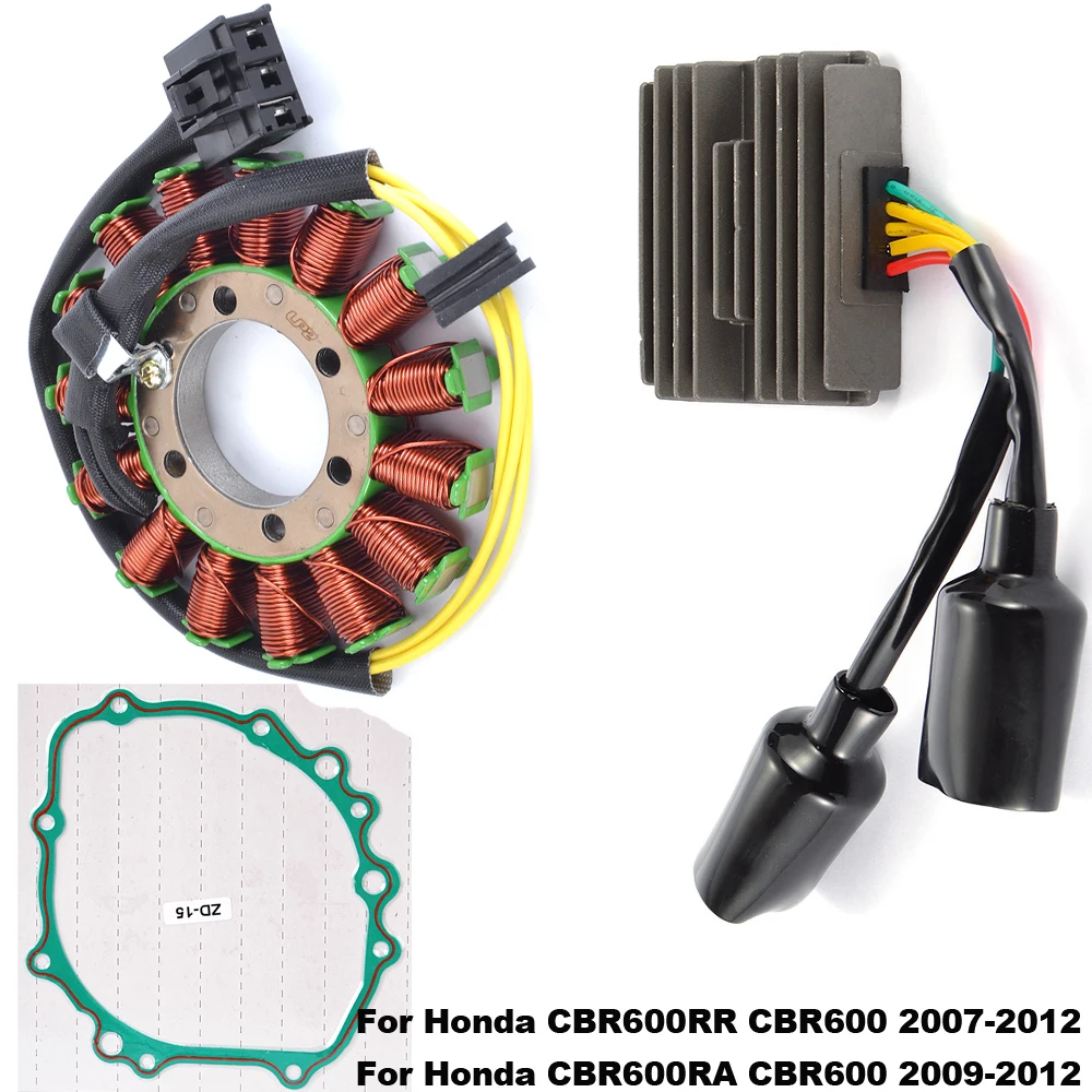 

Motorcycle Regulator Rectifier Stator Coil Gasket For Honda CBR600RR CBR600 2007-2012 CBR600RA CBR 600 2009-2012
