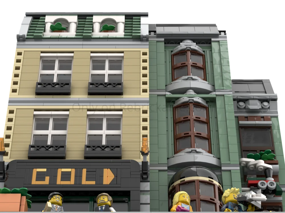 Costruzione modulare della città Moc Mattoni da costruzione Negozio di gioielli e giocattoli Tecnologia Blocchi modulari Regali Giocattolo di Natale Set fai da te Assemblaggio