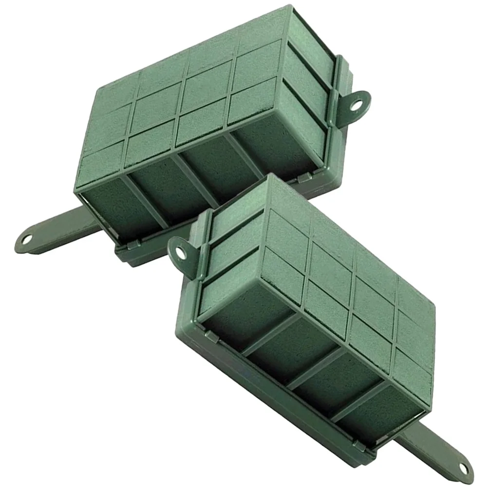 2 قطعة قفص الأزهار أداة تشكيلة زهور متينة تصميم سخية مثالية لسيارة الزفاف الأزهار DIY مشاريع قفص رغاوي الزهور