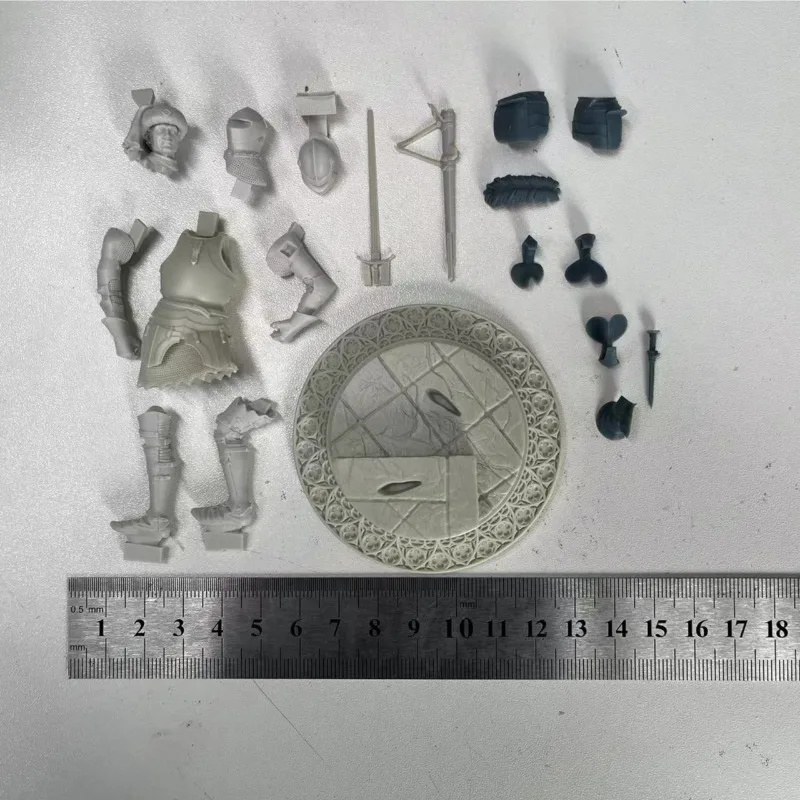 75mm Resin Figure Model Kit Italian Condottiere Commander Heavy Armor Knight Hobby Miniature Unassembled Unpainted Free Shipping