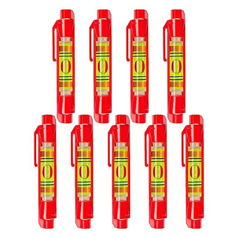 A77K Line Level, 9Pcs String Line Leveler Tools 3 Inch, Small Pocket for Hanging Picture Wall Art