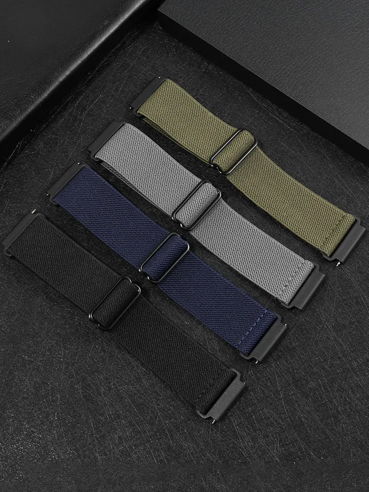 

Эластичный нейлоновый ремешок в стиле поп для Amazfit GTS 4/3/2/2e/4 Mini/GTR 4/3/3 Pro/2/2e Sport, браслет 20 мм/22 мм для Amazfit Bip 6-5-3/u/pro