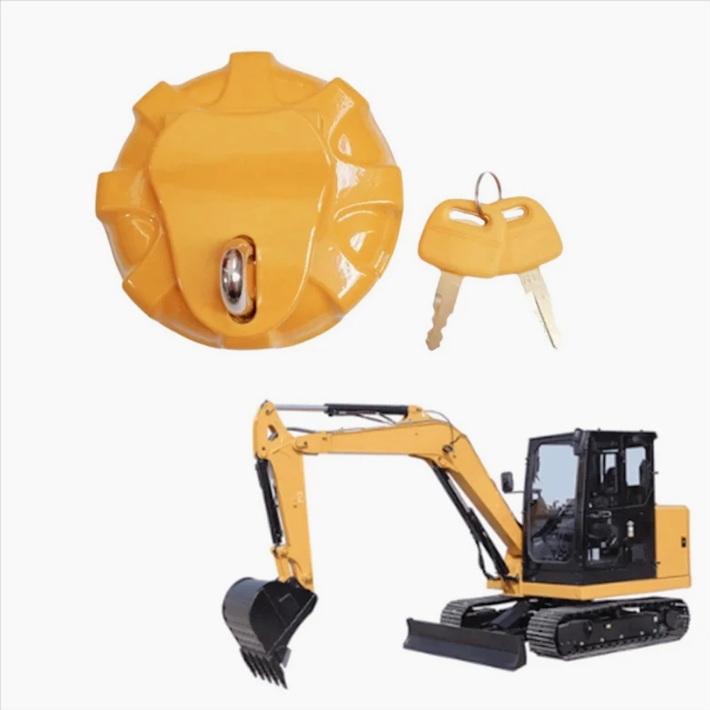 

AADD-Excavator Fuel Tank Lock Cover Anti-Theft Diesel Tank Cover For CAT 200 306 307 308 311 312