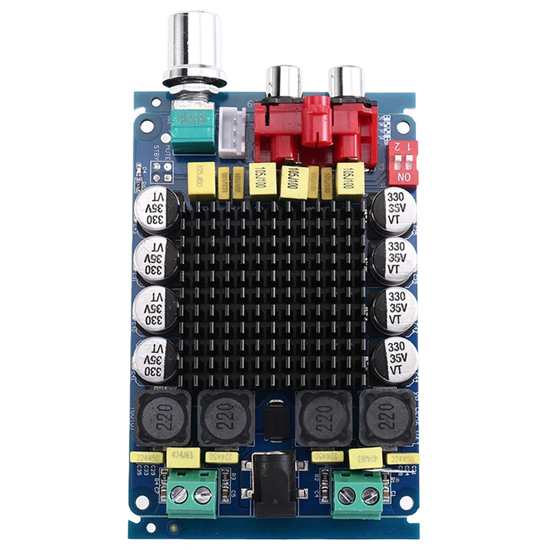 M16K-TDA7498 Class D 2X100W Dual Channel Digital Amplifier Board 2X100w Audio Stereo Amplifier Module DC 14-34V