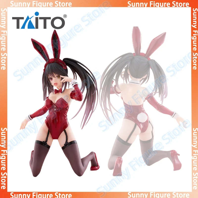 

В наличии TAITO Coreful Date Alive Tokisaki Kurumi Bunny Ver Настольная милая кукла Kawaii Аниме Фигурки Подарочные игрушки Модели ПВХ
