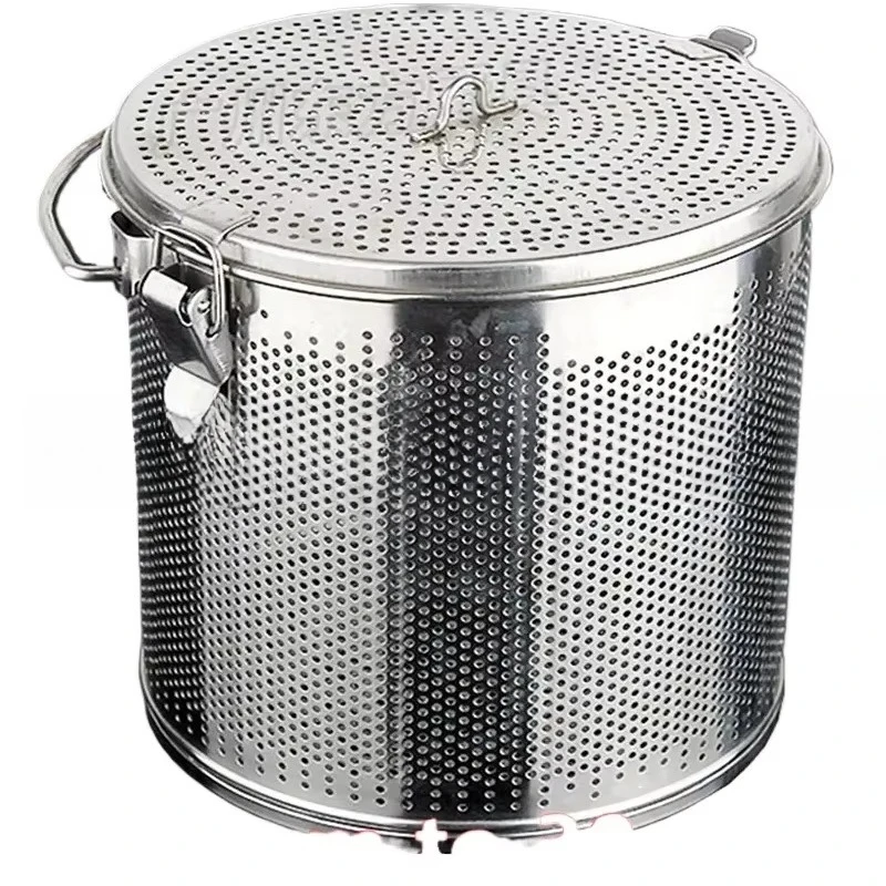 304 Stainless Steel Spice Basket, Hot Pot & Brine Soup Residue Separation Mesh Strainer, Seasoning Filter Colander