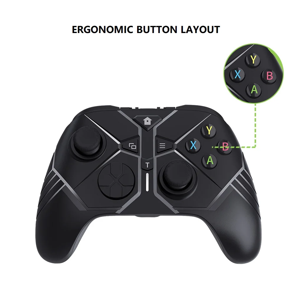 Mando de juego inalámbrico 2,4G, Joystick con botones traseros para Switch/Lite/Android/iOS/ PC