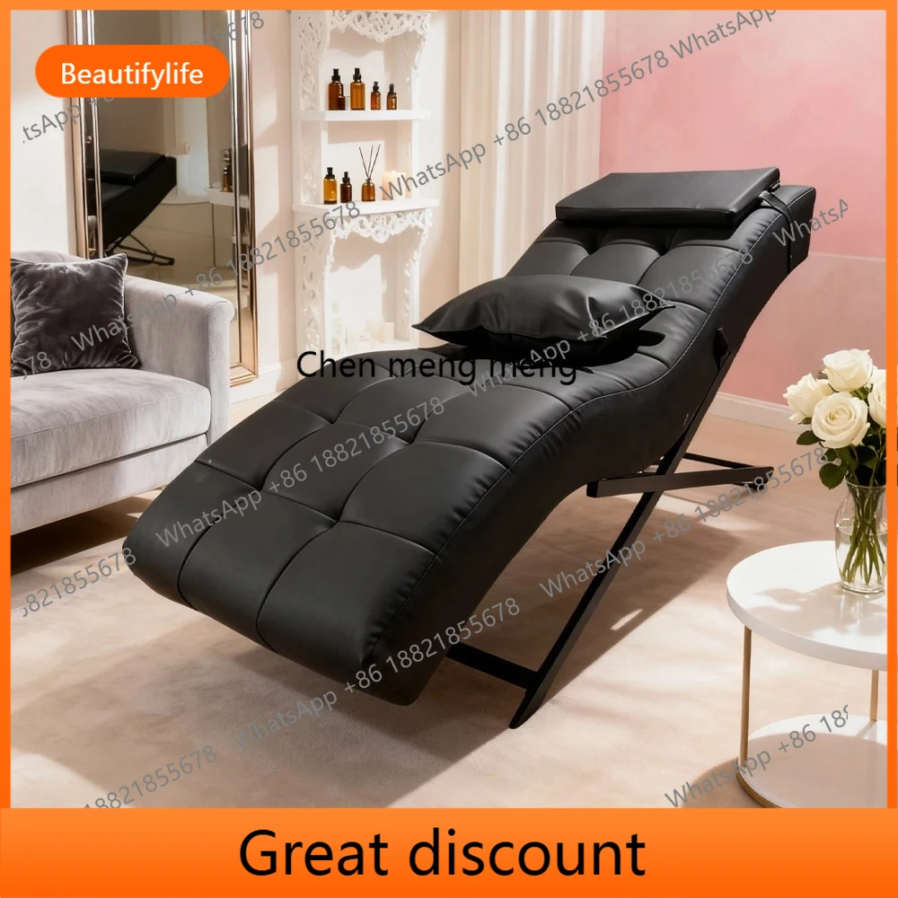 M45 Gold Base Metal Massage Bed Facial Spa Bed Eyelash White Cosmetic Treatment Tables Beds for Tattoo