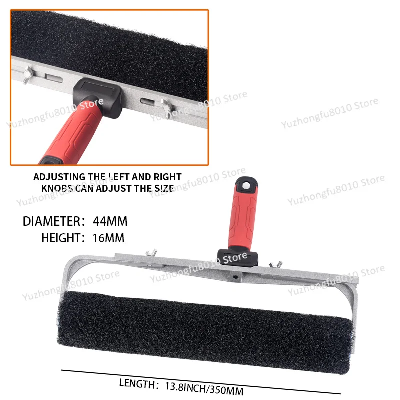 Paint tray 18 inch roller brush brushing tool spraying with painting brushes for decorative wall decorative tool with pattern view 3