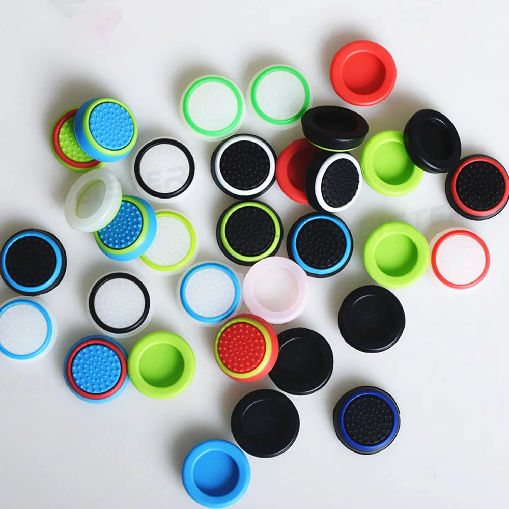 500Pcs Replacement Silicone Thumb Grip Stick Analog Joystick Cap Cover for Ps3 / Ps4/ Ps5 / Xbox 360 / One Game Controllers