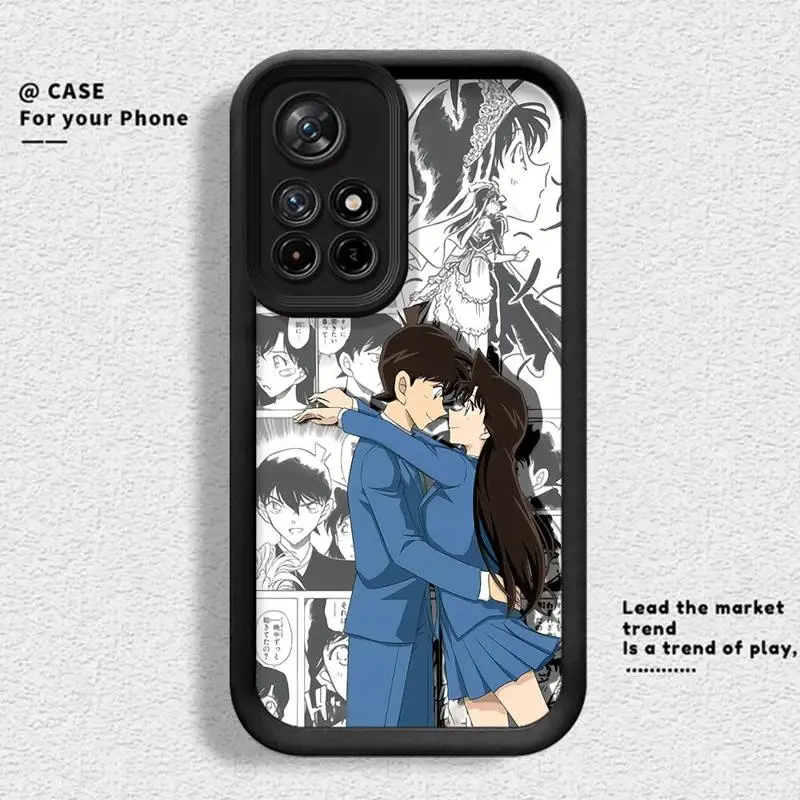 Anime Detective Conan Phone Case for Xiaomi Redmi 9A 9C 10 10A 10C 12 4G 12C A1 A2 Soft Cover