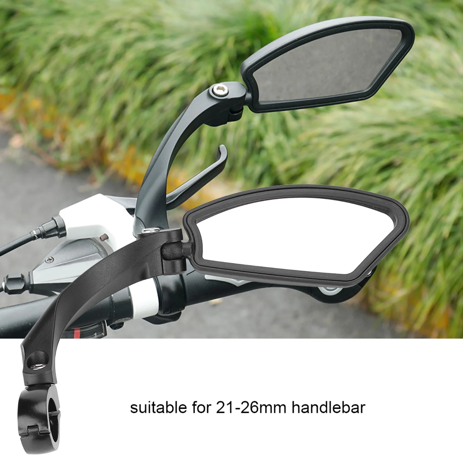 

Bicycle Right Left Handlebar Review Rear Back View 360 Rotation Mirror for Mountain Road Bikes