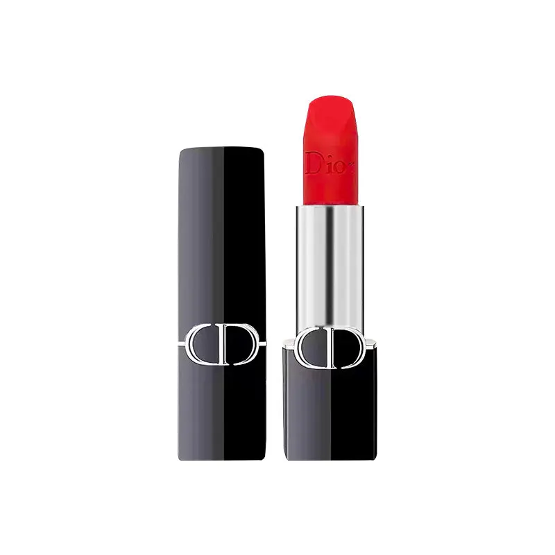 Christian Dior Rouge Dior Couture Colour Lipstick Satin Finish Shade 720 Icone & 999 Classic Red Hydrating Long Lasting Floral