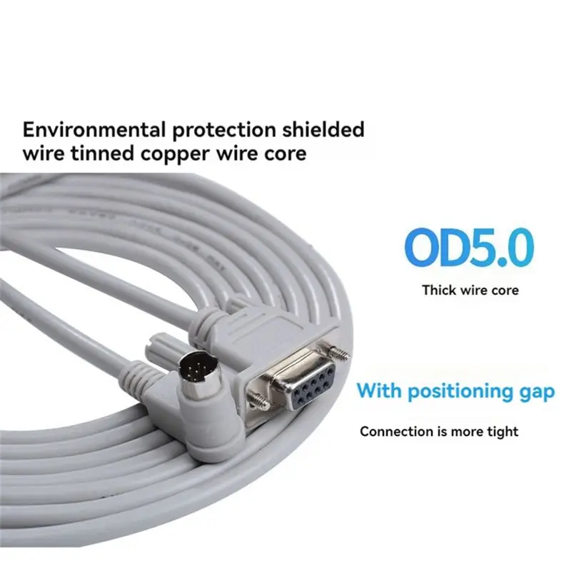 Winter Essential USB 1761-CBL-PM02 For Bradley Micrologix 1000 Series PLC Programming Cable,90 Degree End