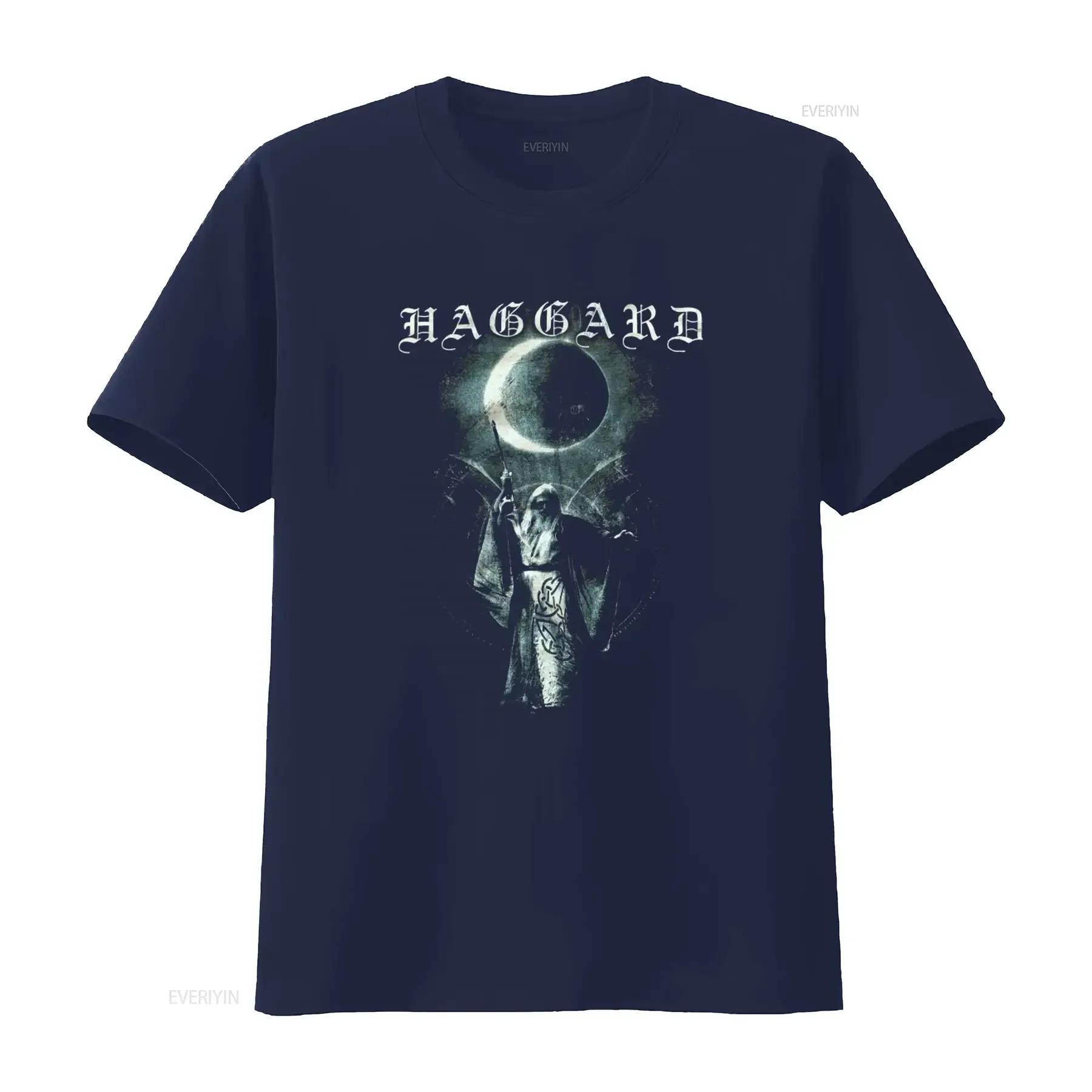Haggard German Symphonic Metal Band Moonrise T Shirt for Rock Music Fans Unique Design vintage Washed Comfortable streetwear - view 3