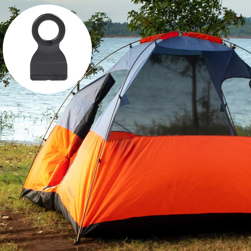 

30Pcs Tent Corner Fixed Rings Premium Plastic Lightweight Portable Camping Supplies for Tent Awning Ground Fabric Secure Fixing