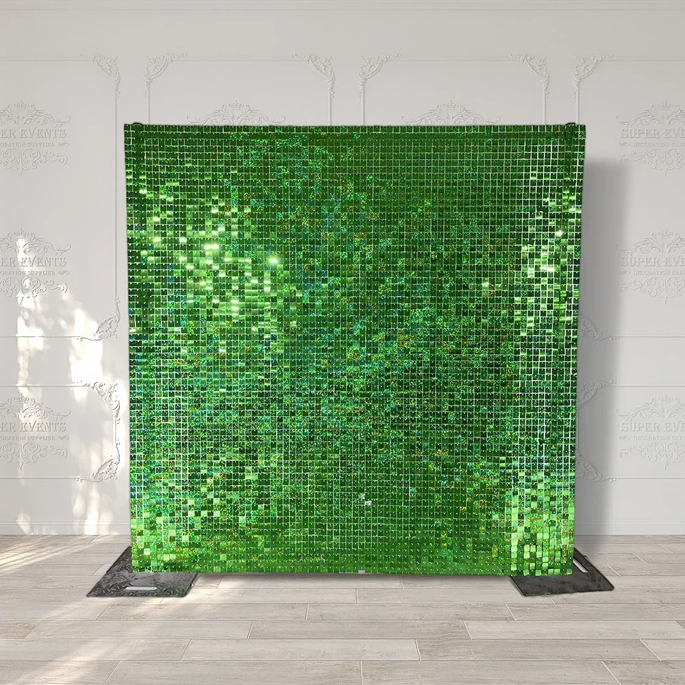-2024 Venta caliente lentejuelas brillo pared decoraciones de boda telón de fondo paneles de pared de lentejuelas telón de fondo de lentejuelas