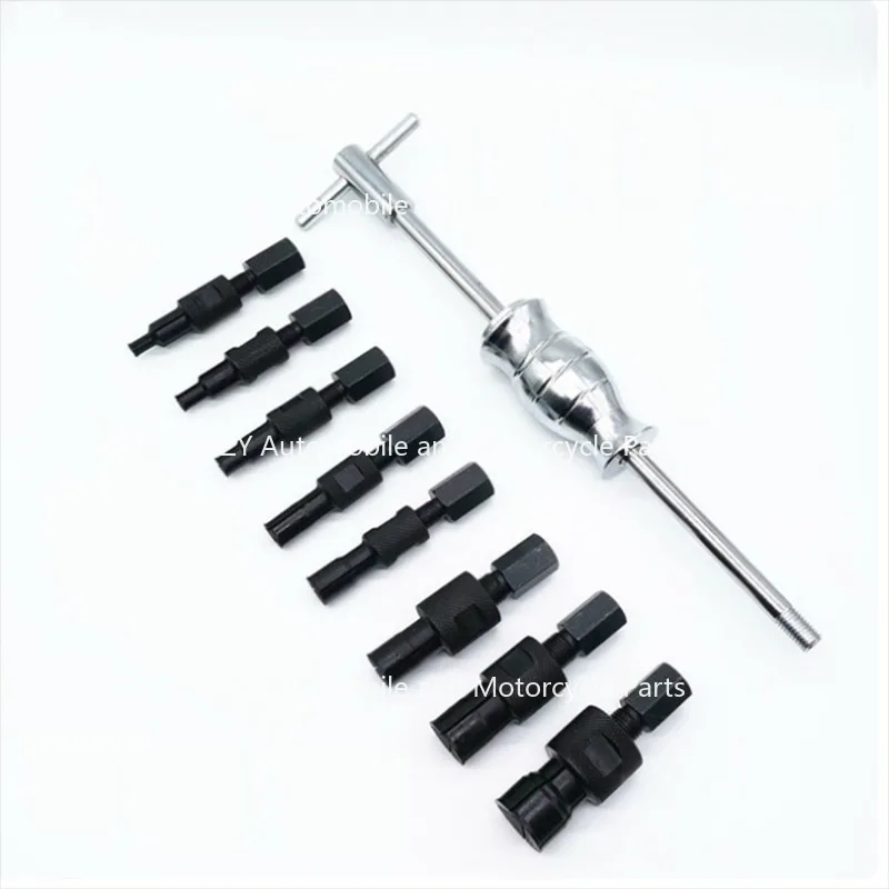 9Pc Blind Hole Slide Hammer Pilot Bearing Puller Internal Extractor Removal Kit 8-32MM Car Disassembly Tool