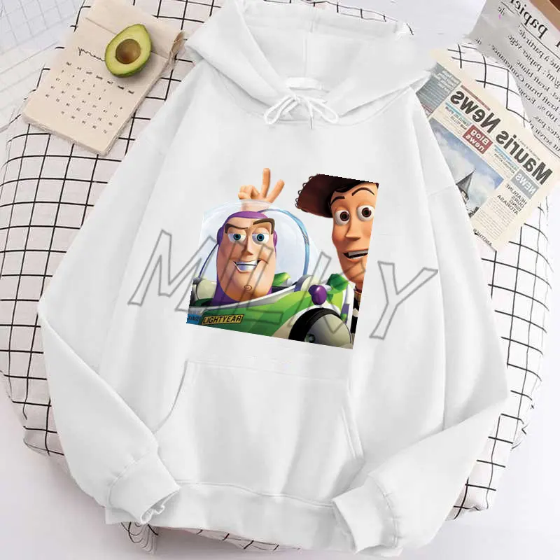 Woman Sweatshirts Toy Story Hoody Streetwear Harajuku Women\'s Hoodies Buzz Lightyear Woody Hoodie Clothing Women\'s Hooded Female