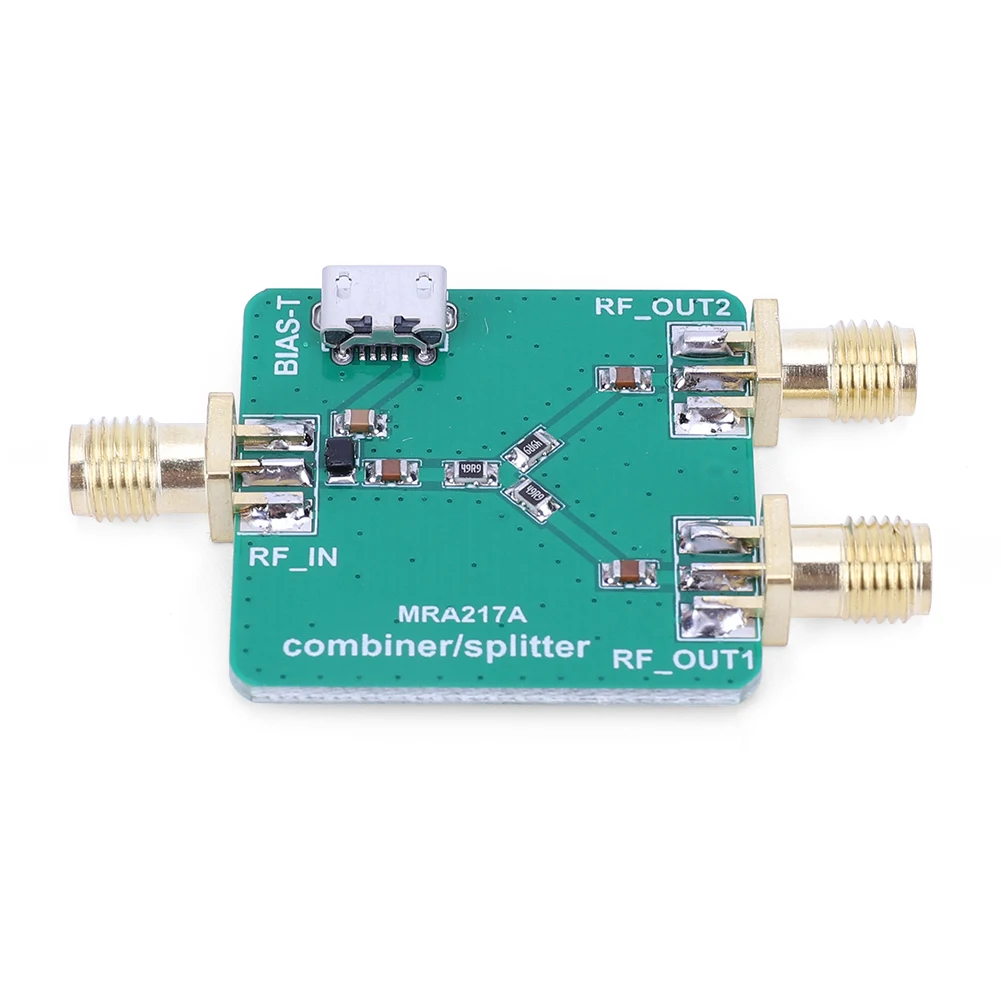 

DC-3GHz High Quality Combiner/Divider 50 Ohm 1-in-2 Splitter Module One Divided by Two Splitter Replacement Parts for SDR Radio