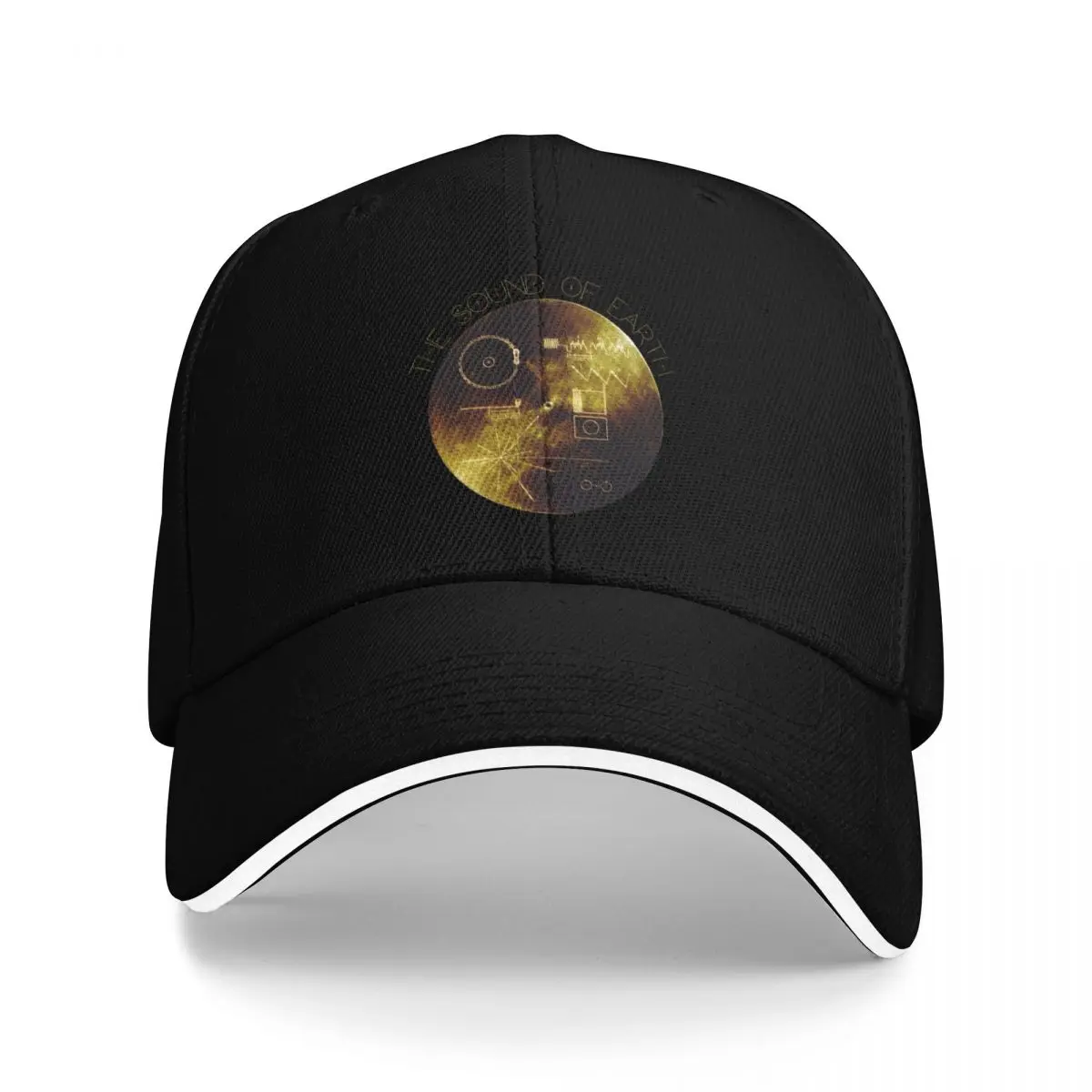 

The Voyager Golden Record Baseball Cap |-F-| Hip Hop Sun Hat For Children Women Men's