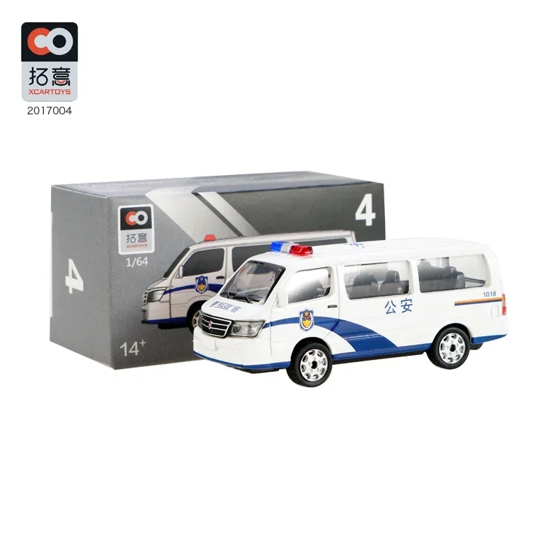

XCarToys 1:64 Jinbei Van Police литая под давлением модель автомобиля