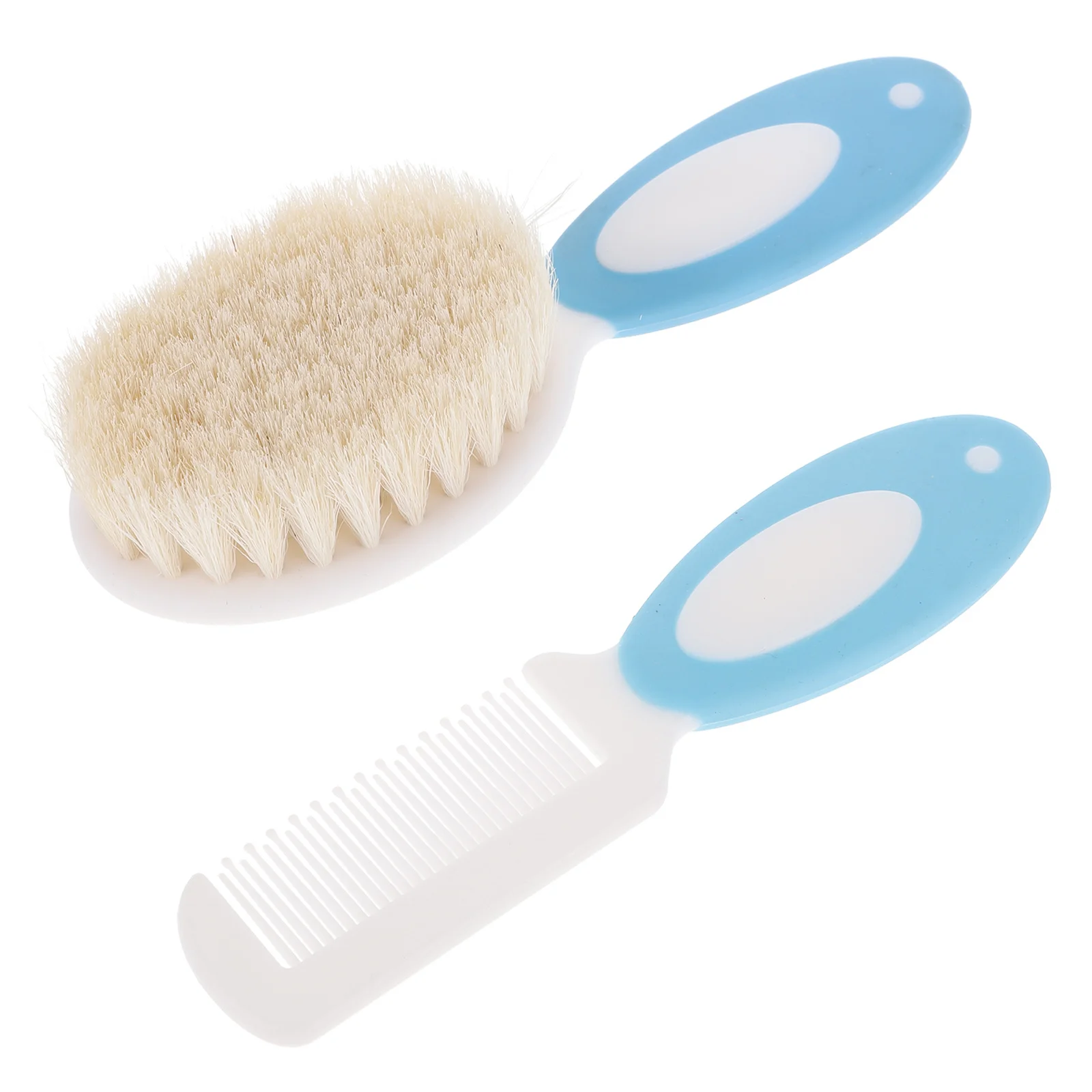 

2 шт. детская щетка для волос из натуральной шерсти, легкая щетина для малышей, удобный массаж кожи головы, деревянная расческа для волос для маленьких детей, распутывающая