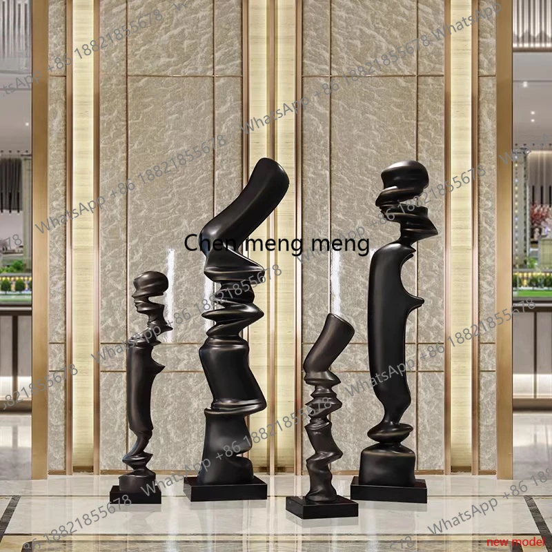 

Modern minimalist hotel lobby ornament commercial abstraction, partition decoration sculpture artwork H182