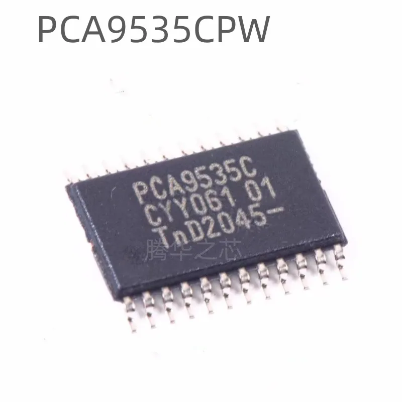 

10PCS new PCA9535CPW Silkscreen PCA9535C package TSSOP-24 interface I/O extender chip