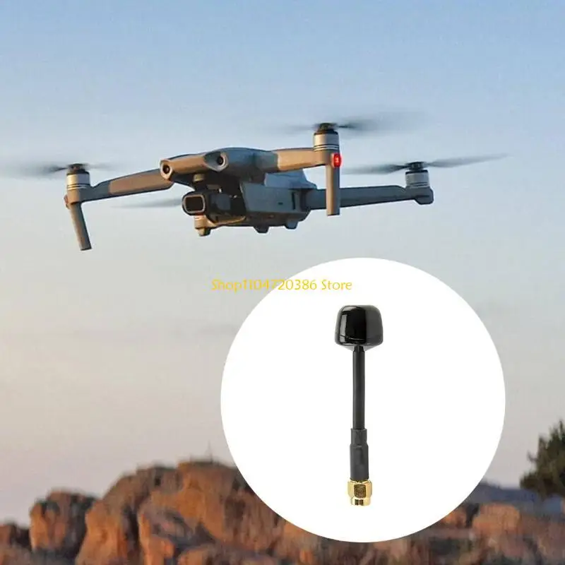 axii-2長距離58ghz空中rhcp内部針右fpv空中透明なビデオ伝送