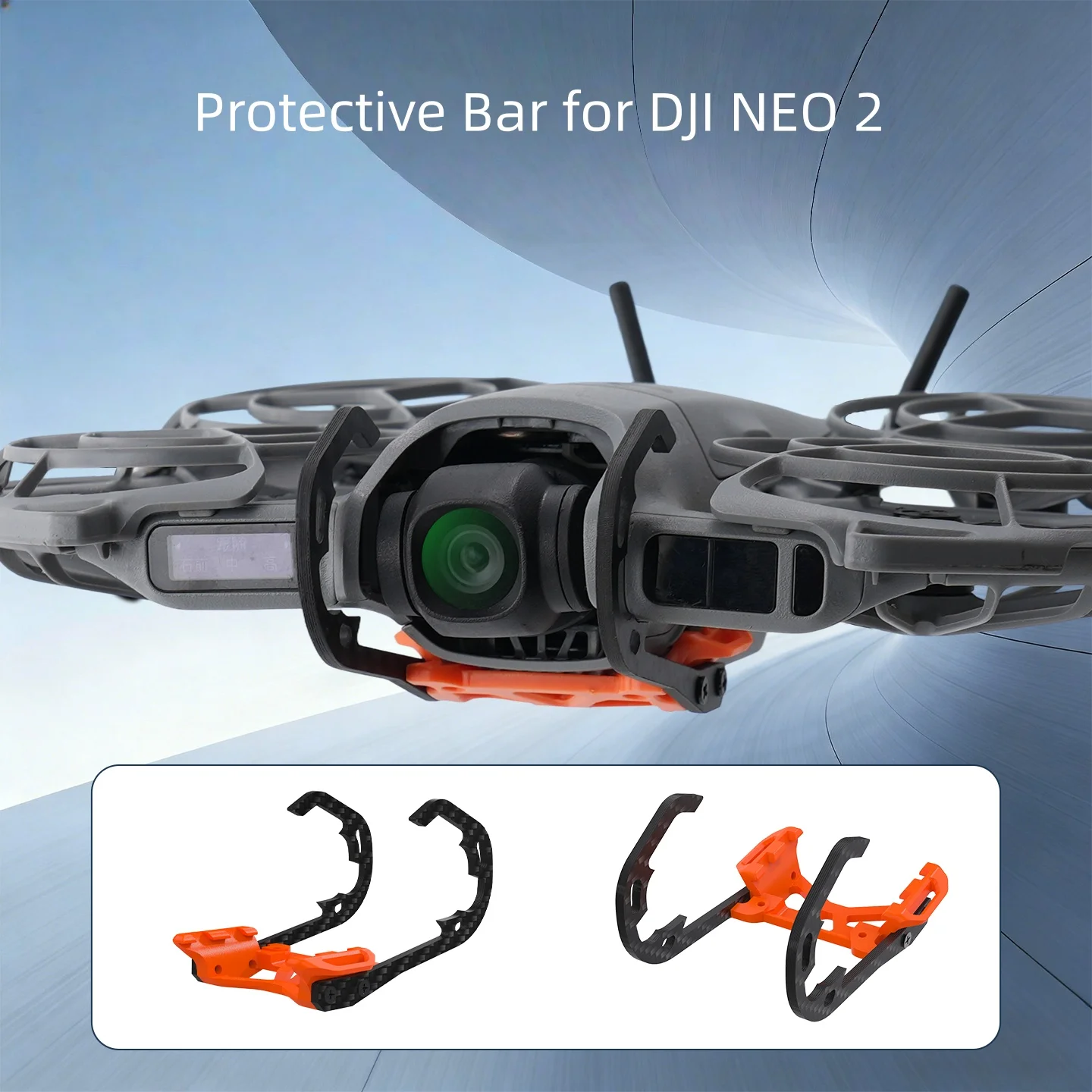 For DJI NEO2 Gimbal Crash Bars Protective Bars Carbon Fiber Bumper Accessories