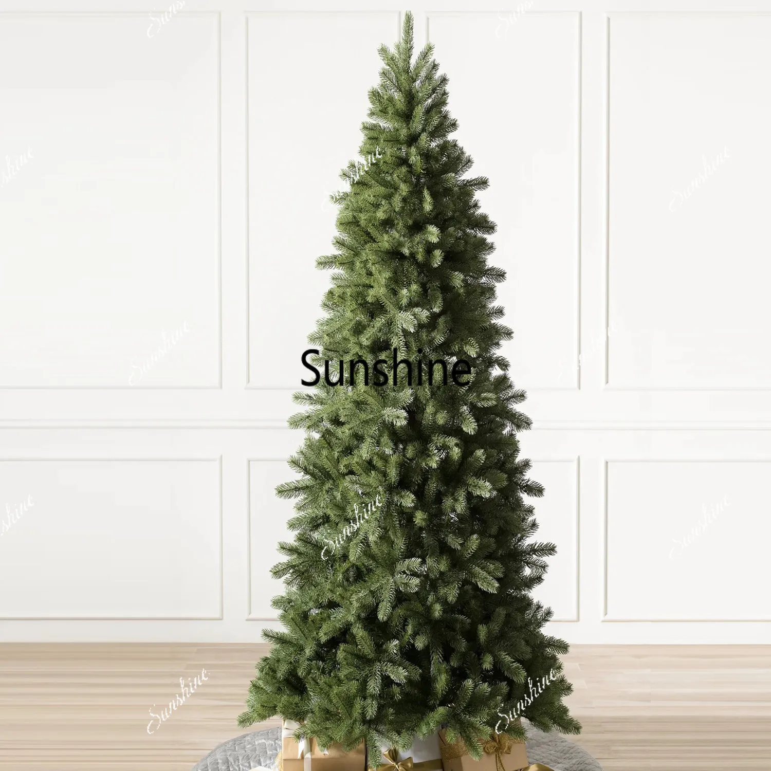 Christmas tree decorations living room ornaments window scene layout