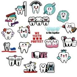 New Arrivals Tooth Health Shoe Charms for Crocs Pin Accessories Charms Clog Shoe Slipper Wristband Decoration Party Gifts