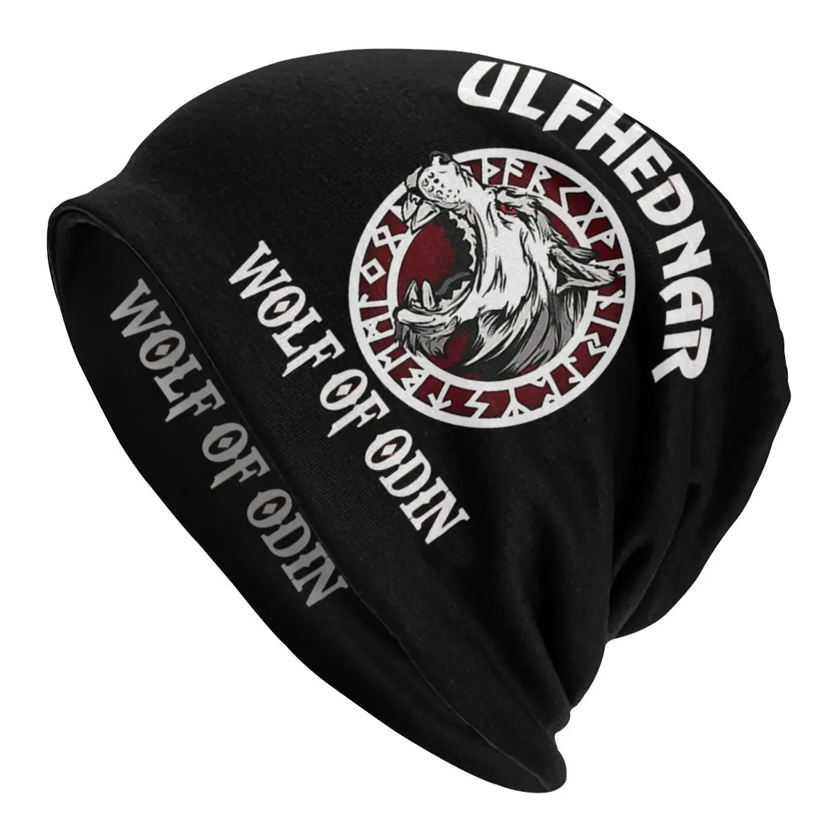 Ulfhednar Wolf Of Odin Viking Women's Beanies Caps Printed Pullover Cap Chemotherapy Cap Pile Pile Cap Outdoor Hat Turban Cap