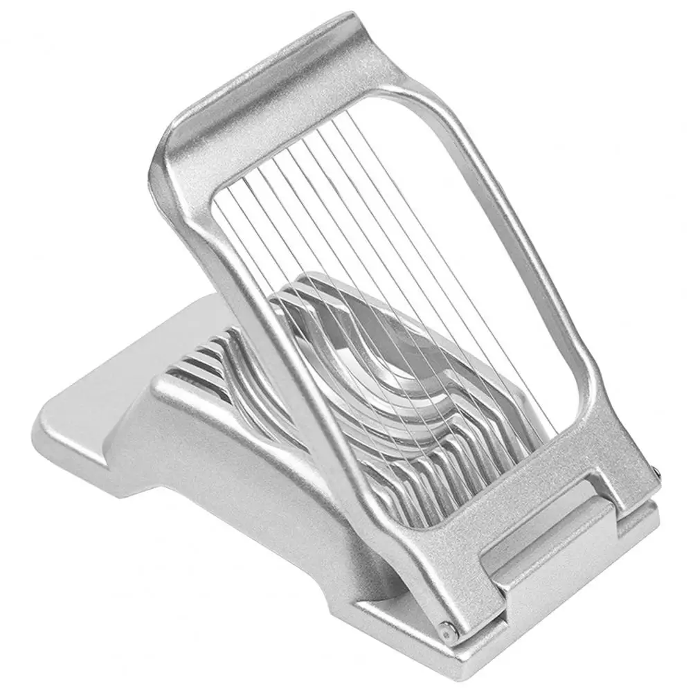 Sturdy Multi-Funcional Liga de Alumínio Egg Slicer, Versátil Kitchen Gadget, Adequado para Salada, Sanduíche, Corte Cogumelo