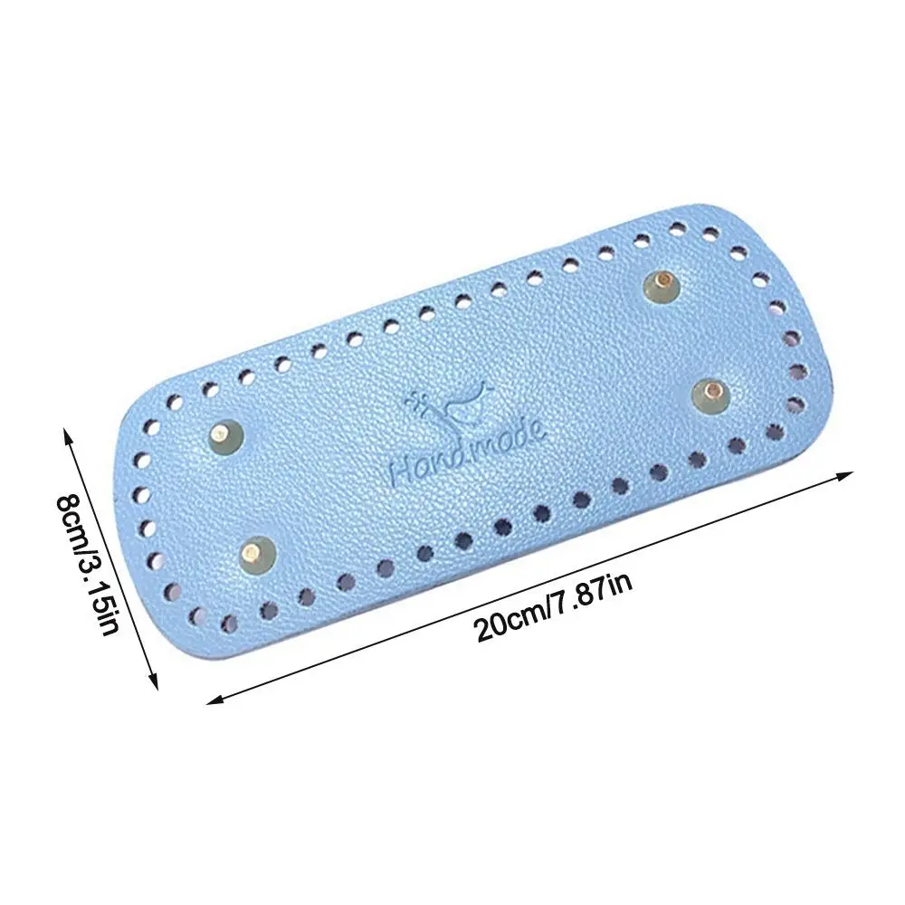 دائم 8x20 سنتيمتر حقيبة قيعان DIY بها بنفسك اليدوية مع ثقوب طويلة أسفل حقيبة الملحقات مقاومة للاهتراء لحقيبة محبوكة #6