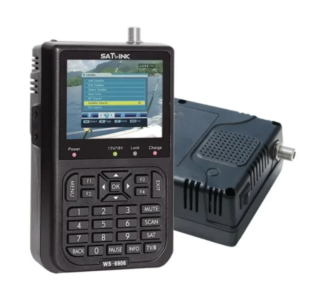 

Digital Signal Finder Satlink WS 6906 3.5" LCD Screen DVB-S FTA Receptor for QPSK Satlink Satellite Signal Meter Finder WS-6906