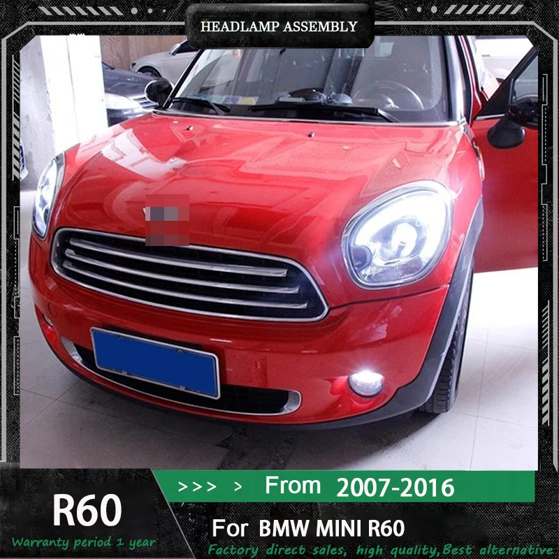 Headlight with taillamp For BMW MINI Countryman R60 07-2016 Front Light DRL HeadLamp Turn LED Configure Daylight Car Accessories
