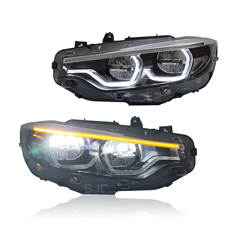 2014-2022 for BMW 3-series F33 F30 F87 Headlights Assembly 55W Plug-and-Play LED Front Lamp 6000K Color Temperature New