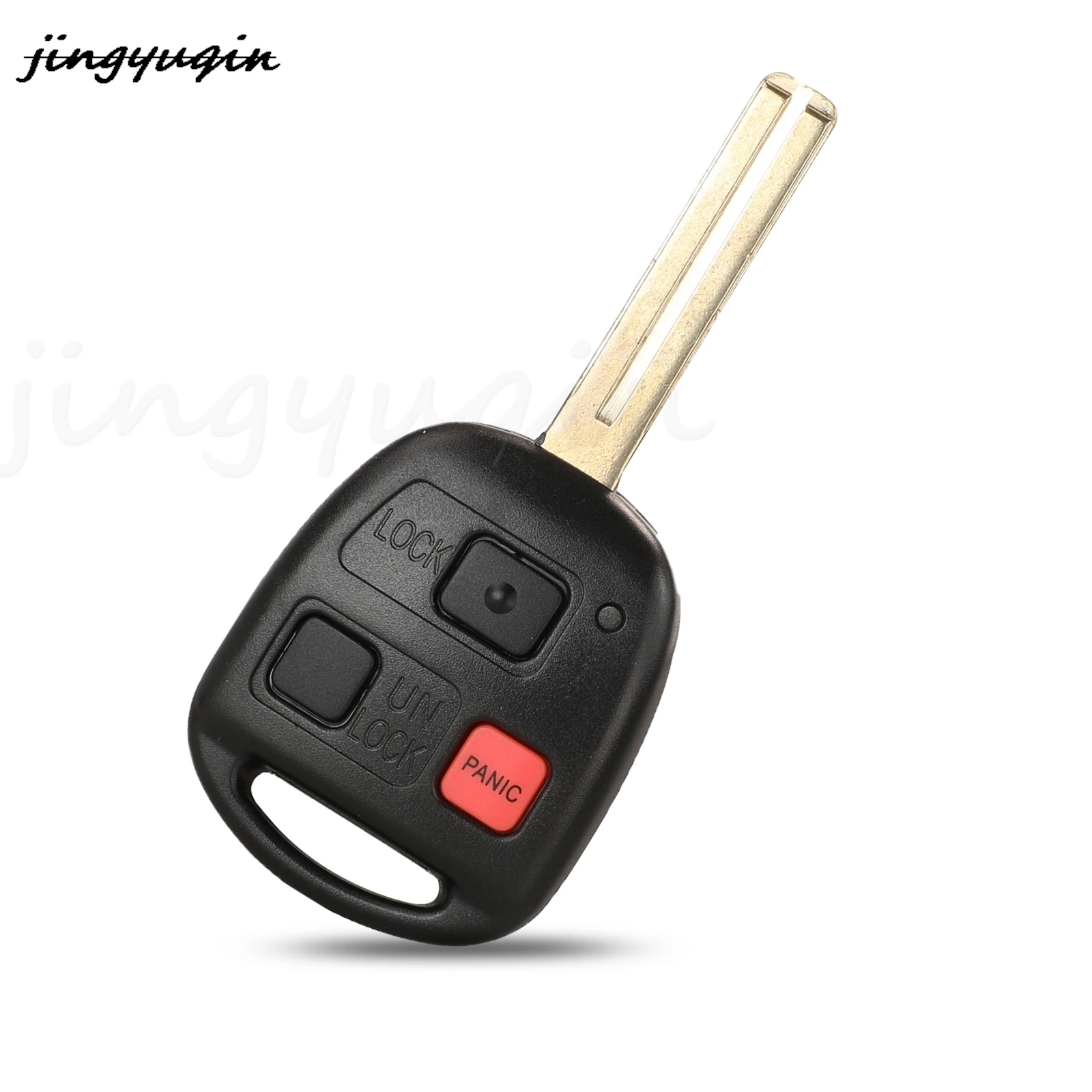 Jingyuqin 3 Buttons Remote Car Key 312Mhz ID68 Chip PN：89070-60801 For Toyota Lexus GX470 LX470 FCC ID: HYQ1512V TOY48 Key Blade