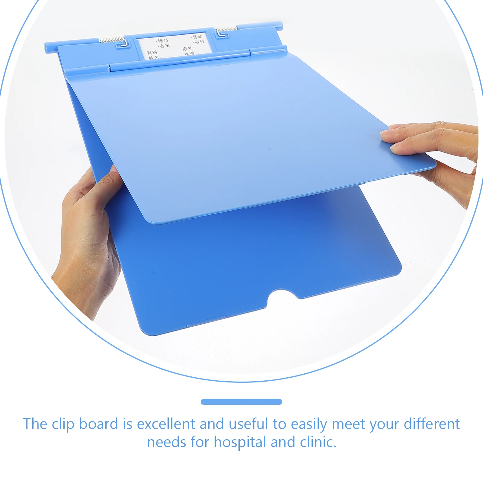 

Клиника Медсестра Буфер обмена Легкий пластиковый держатель для бумаги Органайзер для документов Доска для записи Цифровой блокнот для письма