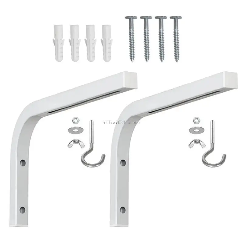 

Multipurpose Projector Screen Ceiling Holders Wall L Brackets with Adjustable Width for Home and Commercial Use Heavy Duty