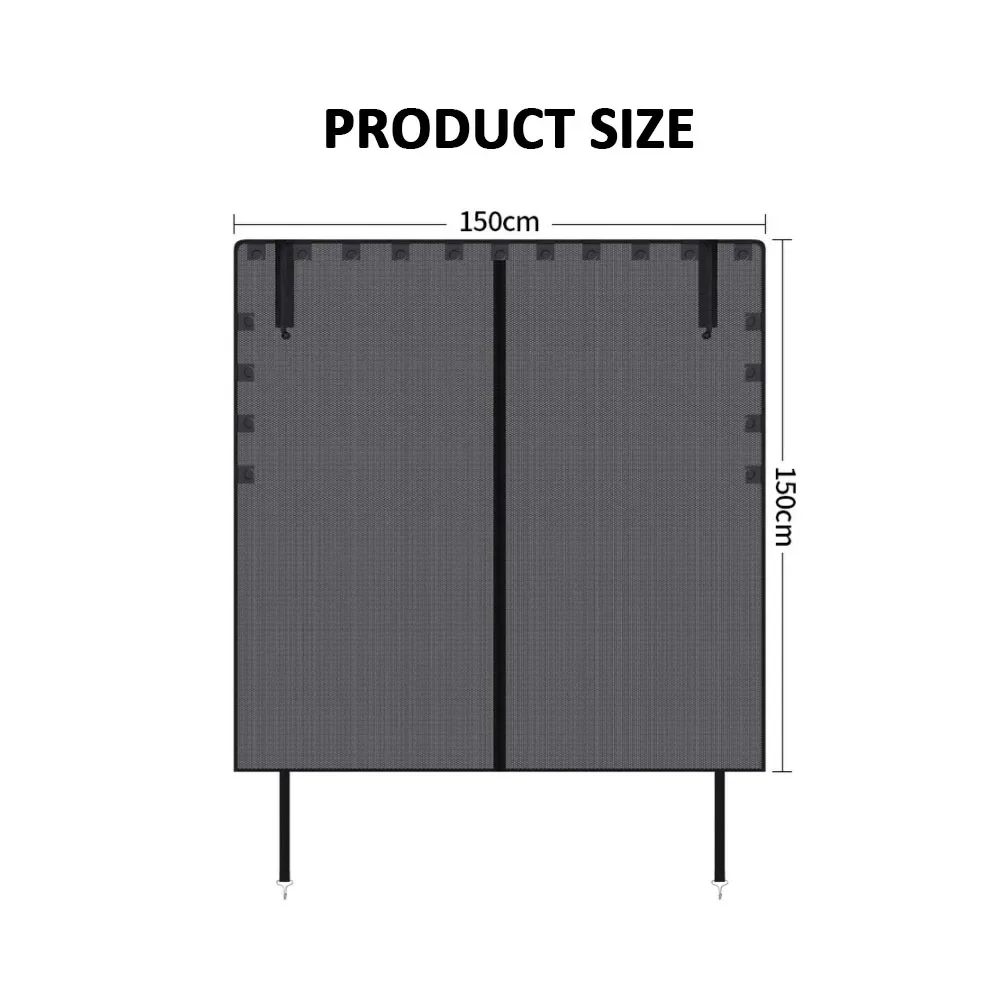 Car Trunk Mosquito Screen Car Sunshade Curtain For Summer Mosquito Protection Ventilation, Small To Mid Sized SUVs