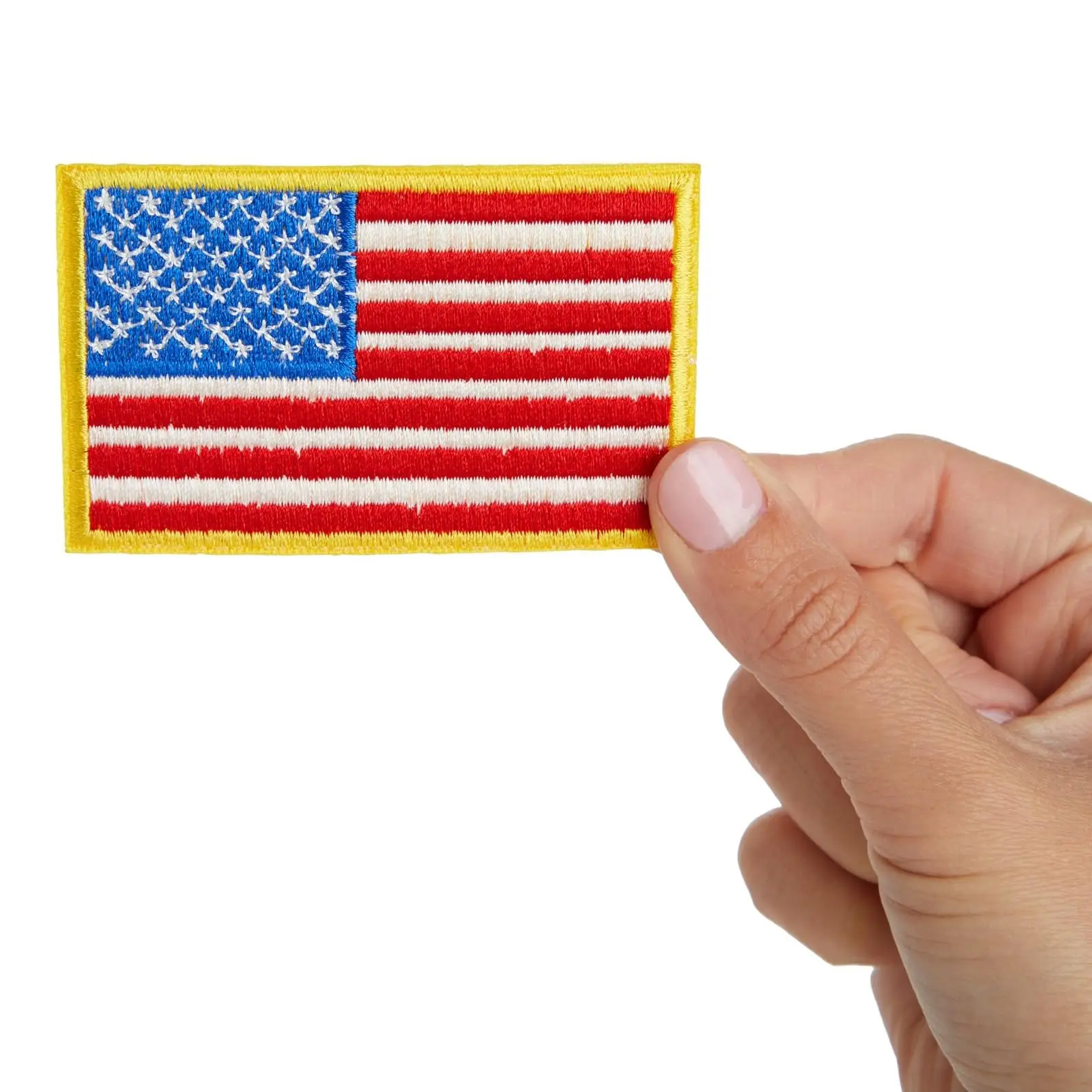 4PCS Tactical Patches of USA US American Flag with Hook and Loop for Backpacks Caps Hats Jackets Pants Military Army Emblems