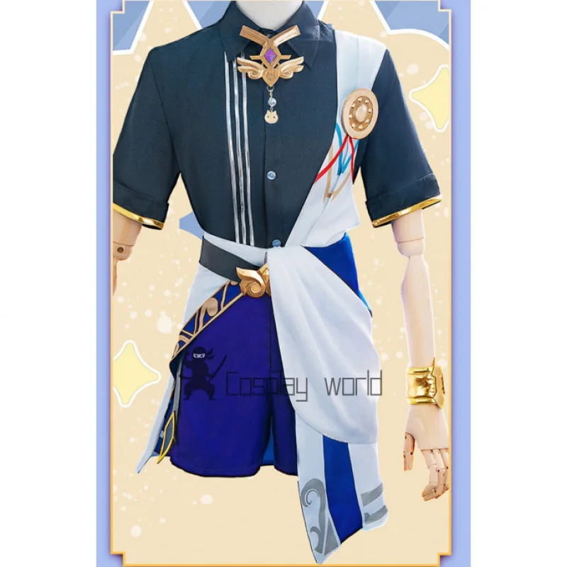 

Dr. Ratio Honkai：Star Rail Cosplay Costume Uniform Anime Game Halloween Carnival Party Christmas Play Role Clothes for Women Men